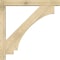 Ekena Millwork Imperial Block Rough Sawn Bracket w/ Offset Brace, Douglas Fir, 6"W x 44"D x 44"H BKT0604X44X44IMP05RDF - alternate 3